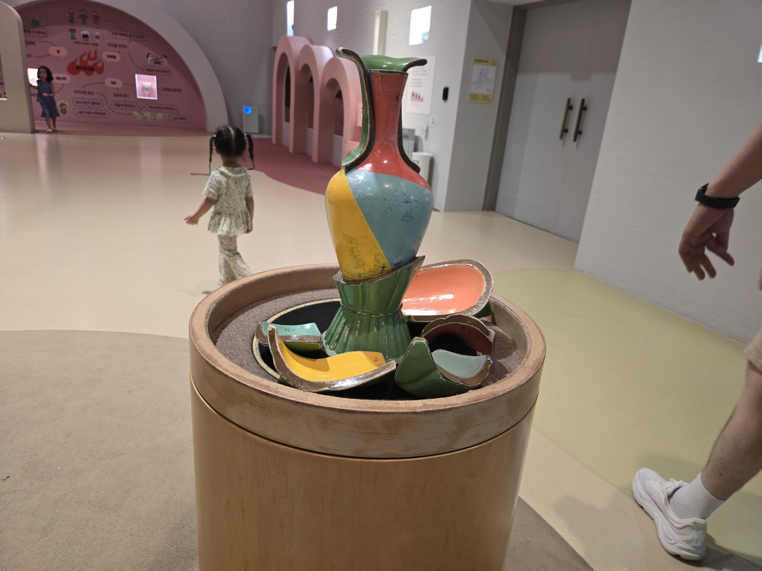 Think Differently — ceramic vessel display