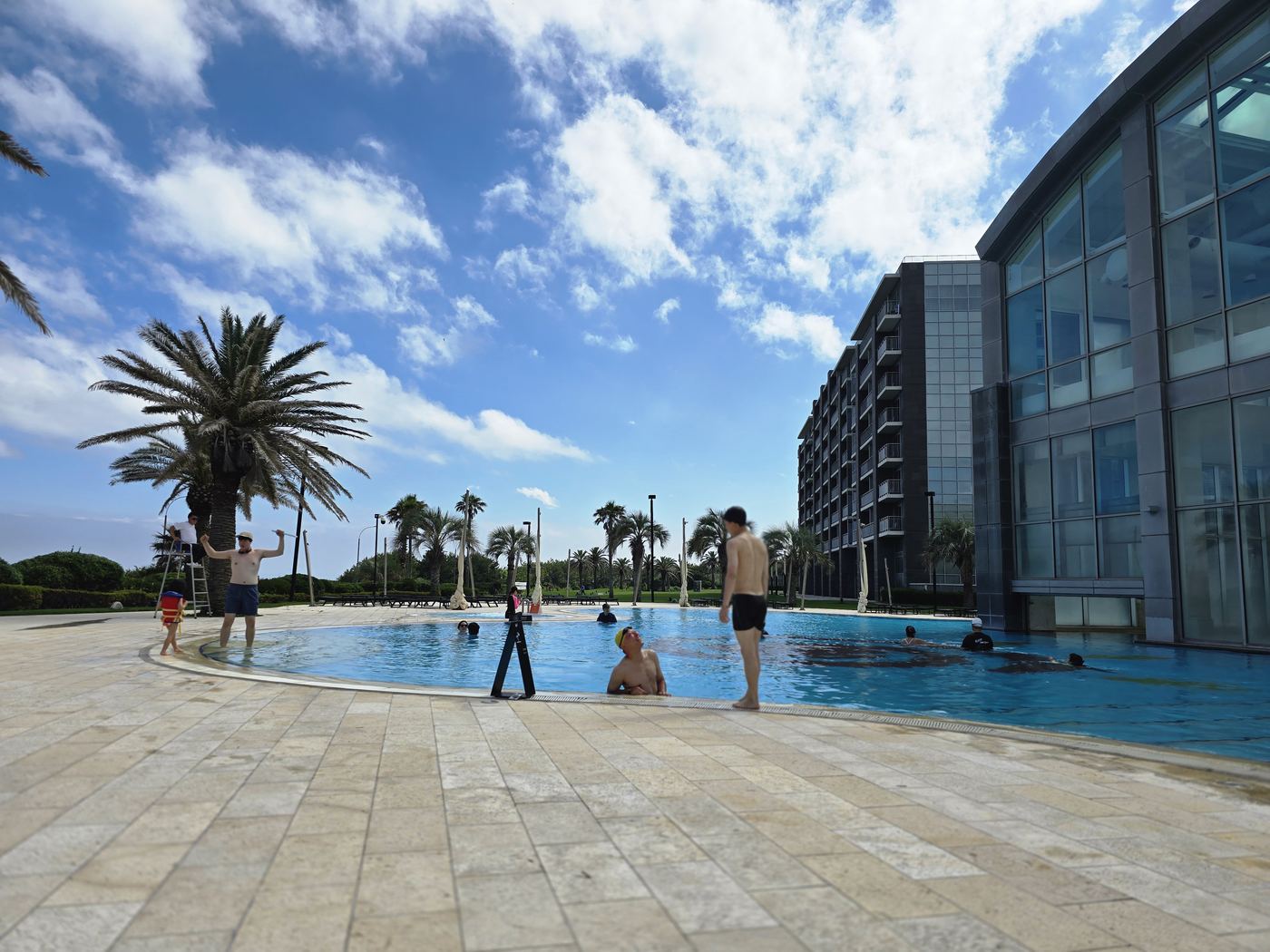 Haevichi pool outdoor sun lounger area