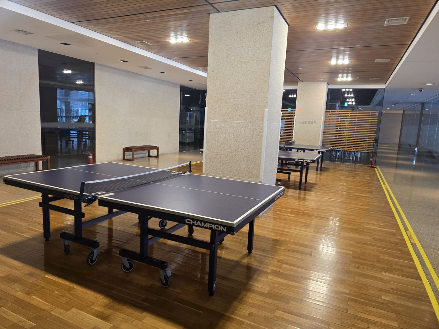 Table tennis room