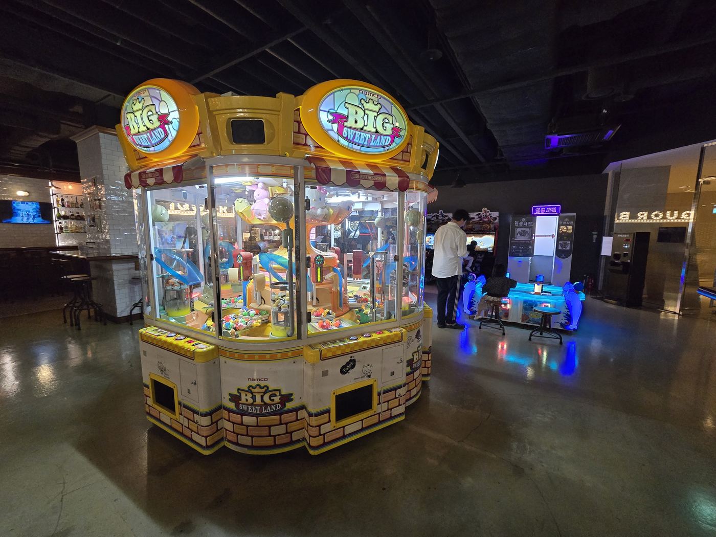 Arcade room and pool bar