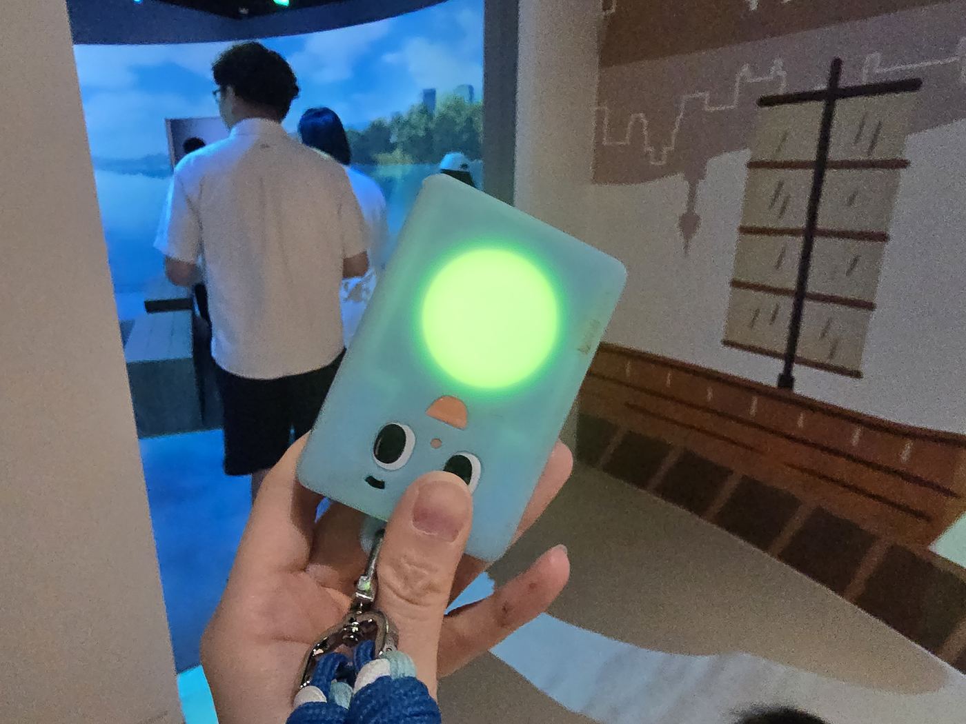 The Paerongi tag device containing 10 nyang