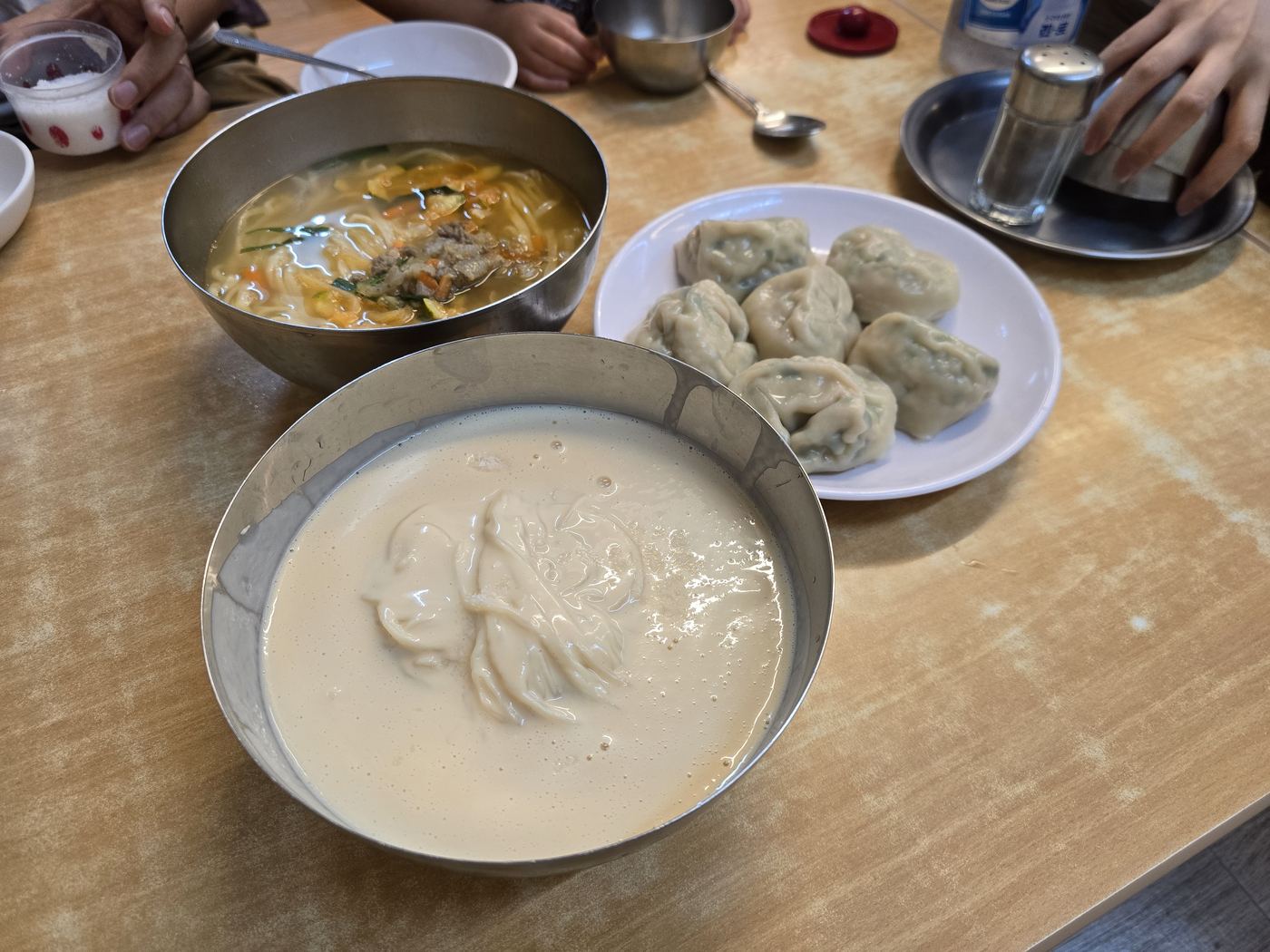 Dinner at Myeongdong Kalguksu Seoul