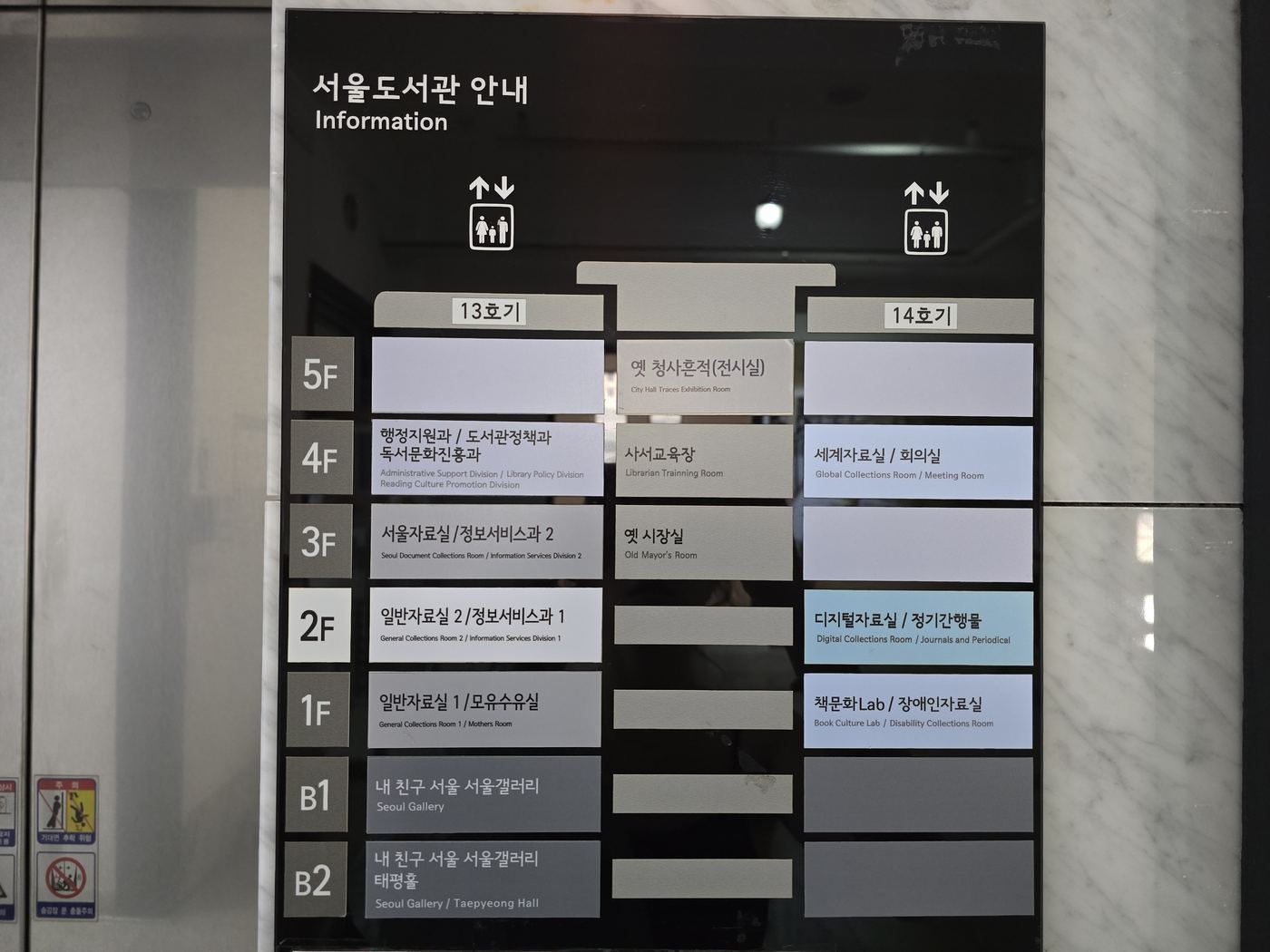 Elevator going to B1