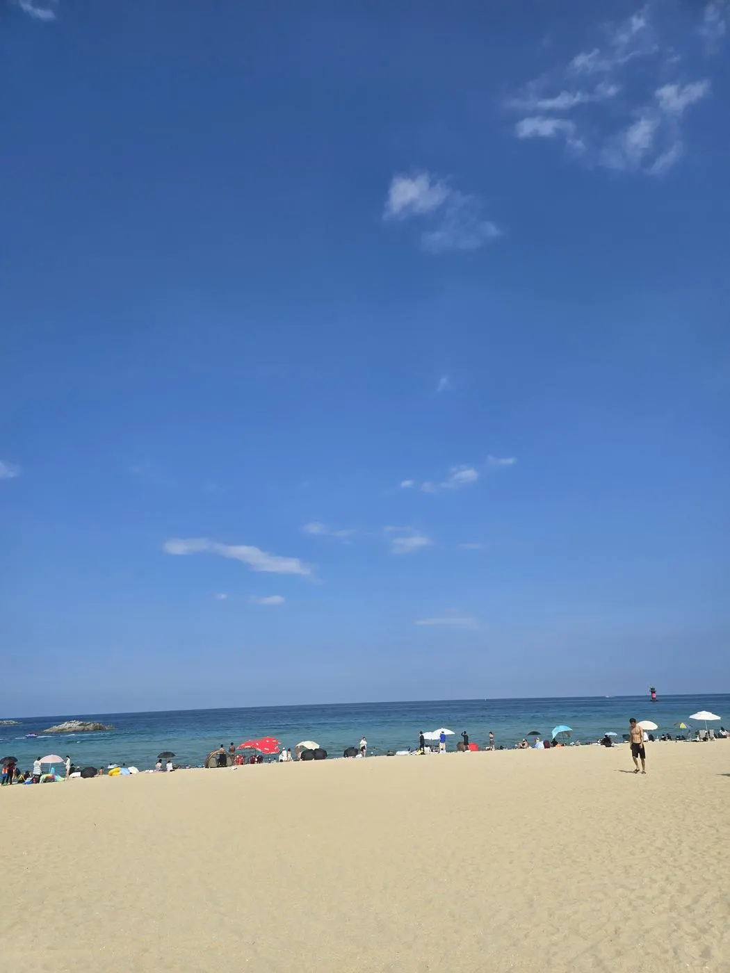 Gyeongpo Beach summer view Gangneung
