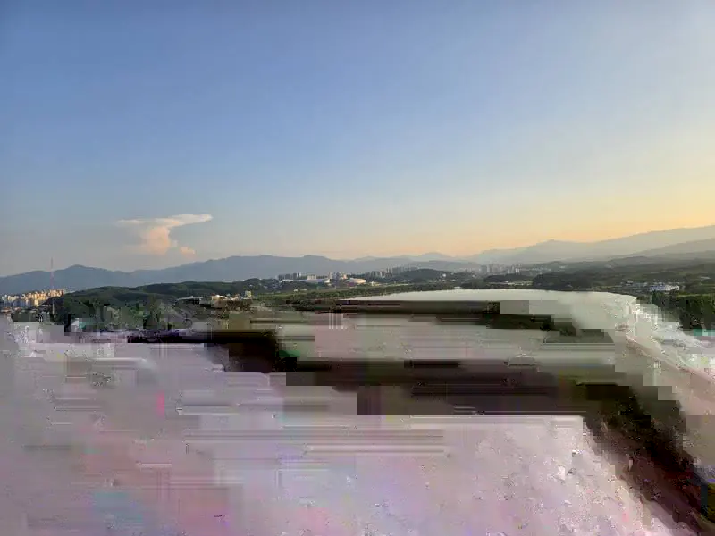 sunset view from room Skybay Hotel Gyeongpo
