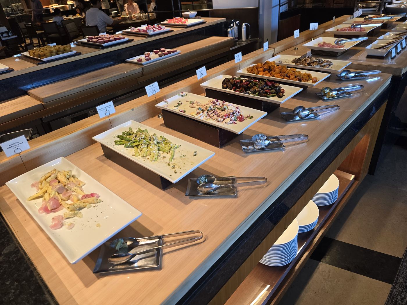 Breakfast buffet spread at The Parkview